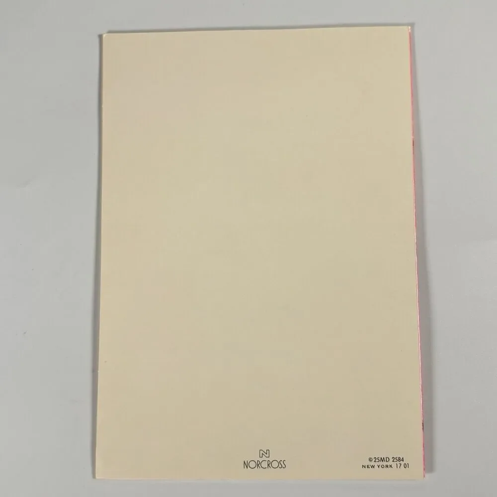 Vintage Norcross Mother’s Day Card Grandmother Bird Floral Handwritten Letter